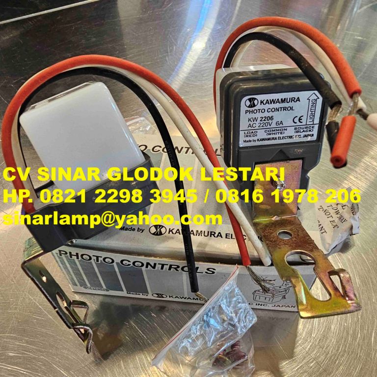 Sensor Cahaya Photocell Sensor 6 Ampere Kawamura